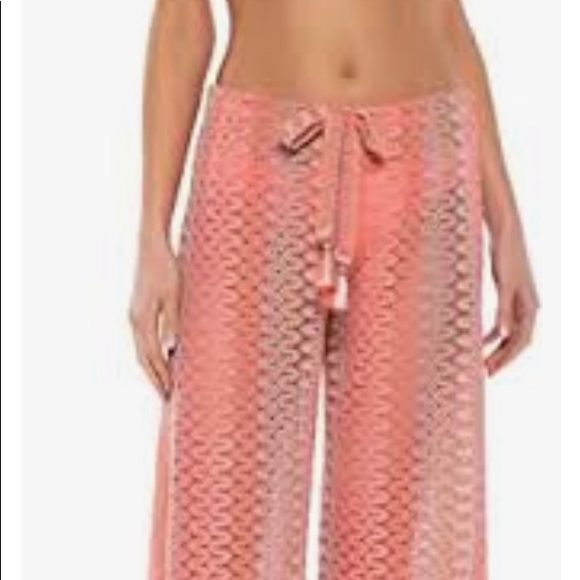 Festivale Sheer Crochet Pants Beach 